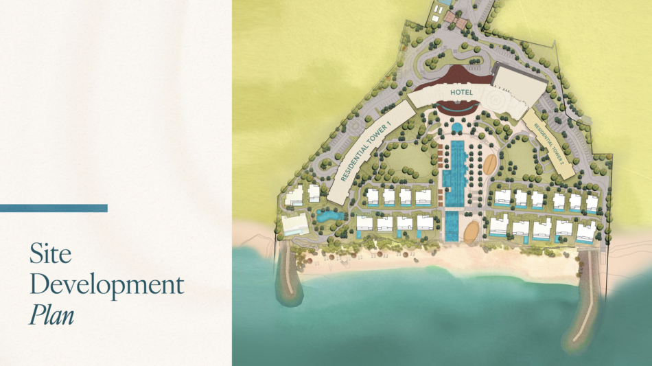 Aruga Resort and Residences site development plan