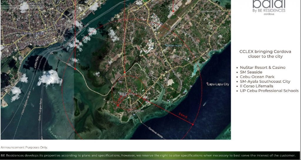 Balai in Cordova location map — Cordova, Cebu
