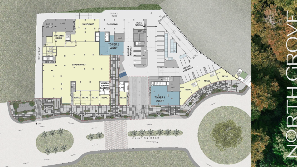 North Grove at Pristina Town site development plan