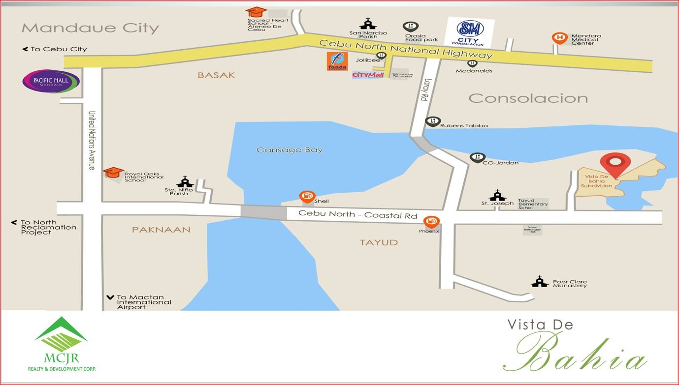 Vista de Bahia vicinity map — Tayud, Consolacion, Cebu